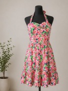 Letnia sukienka kwiatowa Idealna na Lato XL styl Boho romantyczny