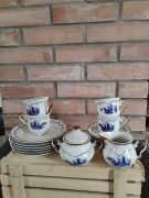 Serwis kawowy. Porcelana Karolina. Vintage