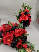 Komplet nagrobny  -kompozyca na desce 