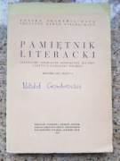 Pamiętnik Literacki, rocznik LXIV zeszyt 4. Witold Gombrowicz