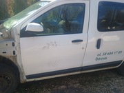 Drzwi Dacia dokker Lodgy, białe dv369 kompletne prawe lewe przód tyl