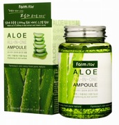 FarmStay  Aloe  All-In-One Ampoule, 250ml  serum nawilżająco - kojące