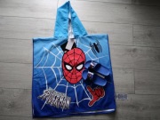 Ponczo ręcznik plażowy z kapturem + klapki 28/29 Spiderman NOWE