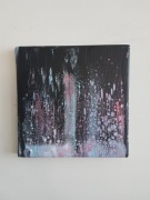 obraz ręcznie malowany deska sklejka 25x25 cm