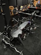 Atlas zestaw 1075, obciążenia, hantle, gryfy