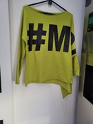 Bluza oversize S z rozcięciem z boku, nietoperz nie noszona