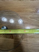 Patera szklana talerz na cast lub tort