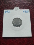 Moneta Niemcy NRD 1 fenig 1968
