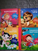 Kopciuszek, Jego wysokość lew, Nieśmiały kotek, Czerwony kapturek 