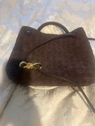 Torebka Bottega venetta czekolada