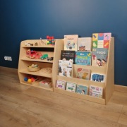 Biblioteczka Montessori i Regał na pomoce