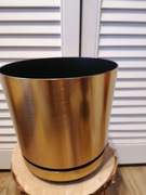 Donica plastikowa złota