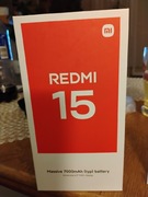 Telefon Redmi 15 nowy + osprzet