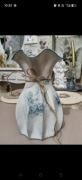 Wazon kwiaty hand made decoupage