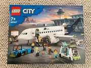 LEGO 60367 City Samolot pasażersk,i Nowy Zestaw