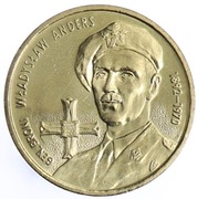 Moneta 2 zł Generał broni Władysław Anders (1892-1970) 2002 r