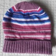 Designers at Debenhams czapka wełniana czekoladowa brązowa wełna angora