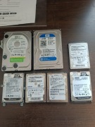 Dystki HDD 7 szt  do 1TB  sprawne 
