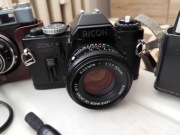 Aparat Aparaty fotograficzne RICOH XR7, SMENA 8 I 8M głowica do statywu