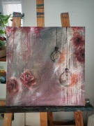 Obraz ręcznie malowany abstrakcja 