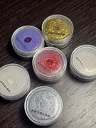Kryolan - Polyester Glimmer. Pigment, brokat. Zestaw sypkich cieni