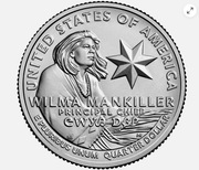 Moneta USA 25 centów 2022 D - Wilma Mankiller, American Women Quorter
