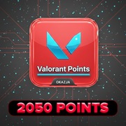 2050 Valorant Points VP - Doładowanie na twoje konto I Gwarancja I 24/7