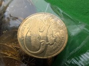 Zestaw 50szt JaszczurkaZielona 2złSaszetka bankowa-mennicza Tak jak na foto