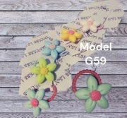 Gumka do włosów kwiaty 1szt G59