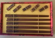 Pałeczki do  SUSHI  ,komplet 5 par ,nowe