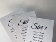 Plan stołów z perełkami A5 lub A4