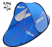 DUŻY NAMIOT PLAŻOWY SKŁADANY PRZENOŚNY PARAWAN SAMOROZKŁADAJĄCY DLA DZIECI