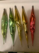 Bombki SOPLE ozdoby choinkowe vintage, PRL