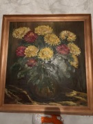 Obraz https://topartgaleriasztuki.pl/pl/p/Barwne-chryzantemy-w-wazonie