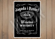 Naklejki etykiety na buteleczki piersiówki na podziękowania bimber