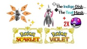 Pokemon Scarlet|Violet - Shiny Iron Valiant + Iron Moth
