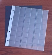 Lindner (Karat K6) - Strona/karta na monety o średnicy od 17mm + przekładka