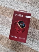 Smartwatch zegarek fitbit versa 4 nowy bordowy