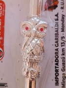 Bombilla alpaka Garibaldi 19 cm z Paragwaju (sowa)