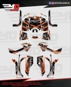 Gruba okleina naklejki CAN AM OUTLANDER 500/650/800/1000