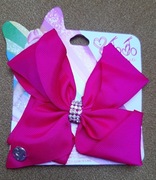 Jojo Siwa kokarda różowa mała