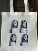 Torebka torba tote bag materiał non woven lana del rey 