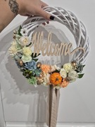 wianek wieniec jesienny na drzwi 