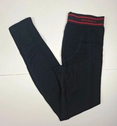 Wełniane legginsy termoaktywne Brubeck L,czarne legginsy termiczne Brubeck 
