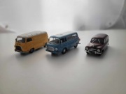 Barkas, Renault, Skoda ZESTAW Legendy FSO 1/43