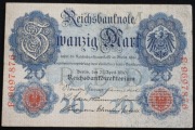 " Ros. 40 b  20 Mark 21.4.1910 (7cyfr)  ....od 3,99