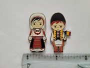 Magnes na lodówkę - 132g. RUMUNIA Parka ludowa 