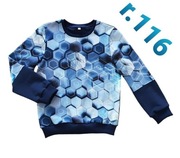 Nowa bluza chłopięca w rozmiarze 116 produkt Hand Made 