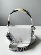 Off-white unikatowa torebka binder -skóra