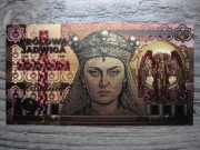 BANKNOT POLSKA 10 KRÓLOWA JADWIGA 2023 ROK KRAKÓW POZŁACANY PVC